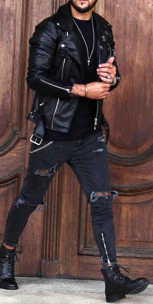 Biker Leather Jacket