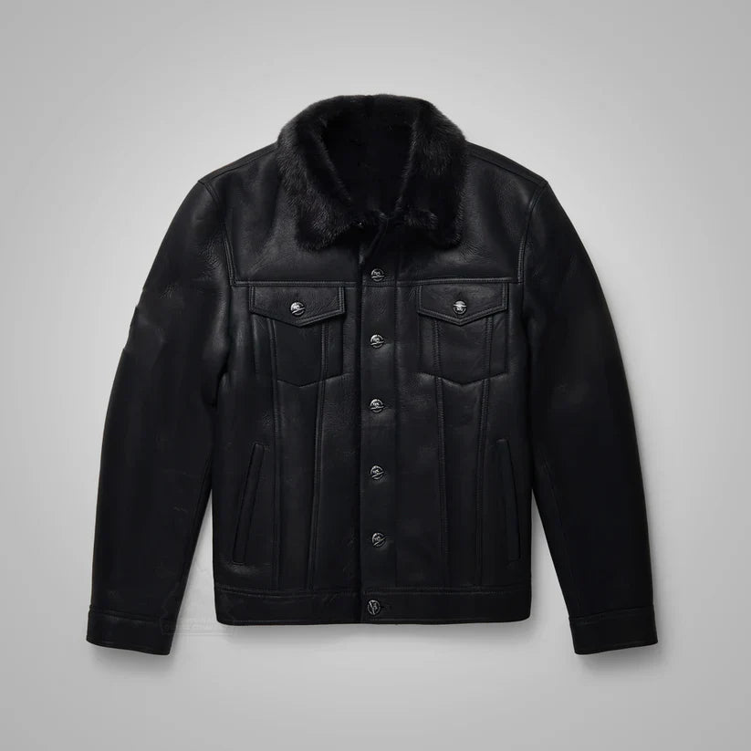 Black B3 RAF jacket mens