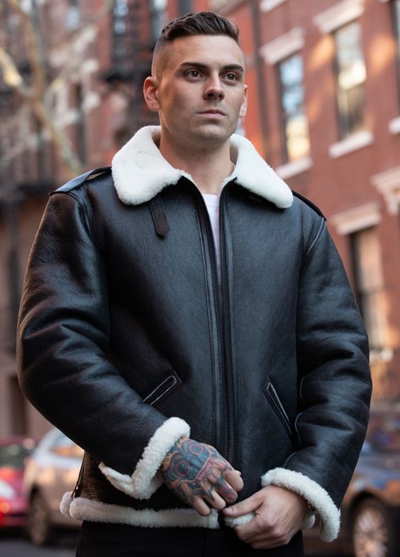  Shearling Leather Jacket | Black Friday | Leather Jacket
