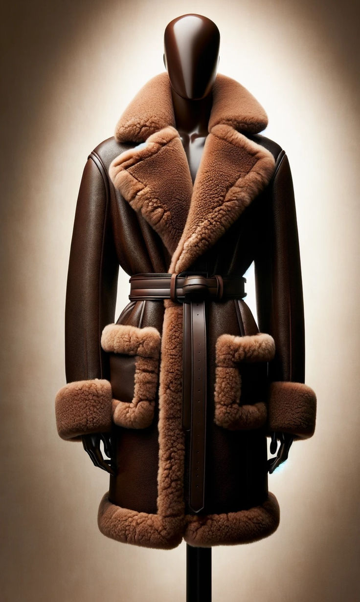 Buy New Stylish Shearling Coat Jacket for Men and Women