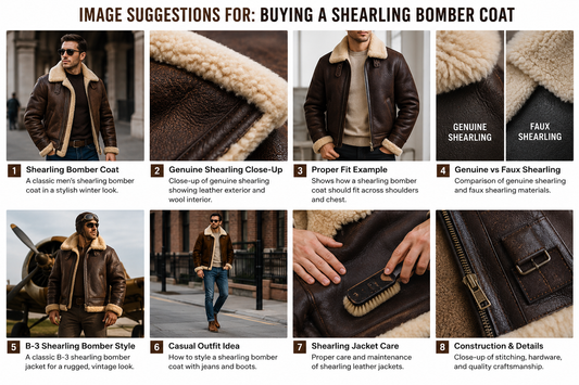 Buying a Shearling Bomber Coat