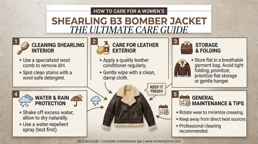 Women's Shearling B3 Bomber Jacket