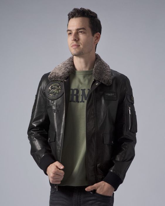 The Timeless Elegance Of B3 Bomber Leather Jackets | B3 Bomber Jacket ...