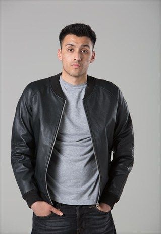 B3 Bomber Leather Jacket 