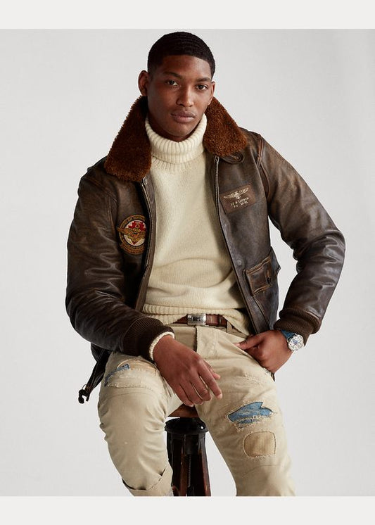 Dress to Impress  B3 Bomber Leather Jacket Fashion Secrets
