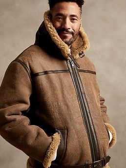  Experience the Ultimate in Luxury Shearling Leather Jackets for Men