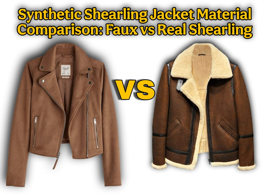 synthetic shearling jacket material