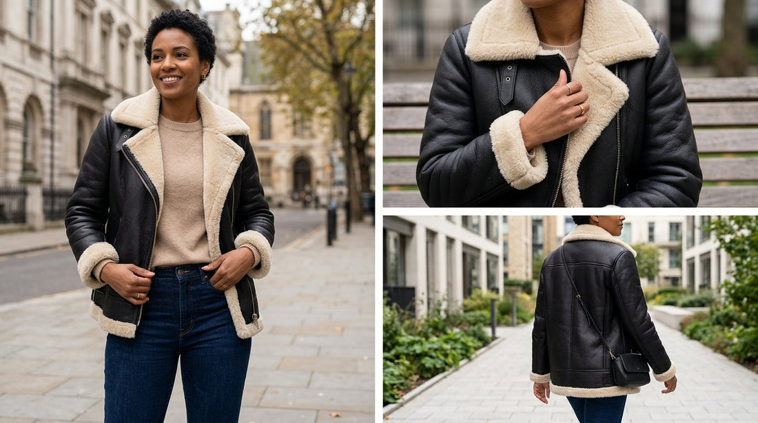 How Should a Shearling Jacket Fit a Woman