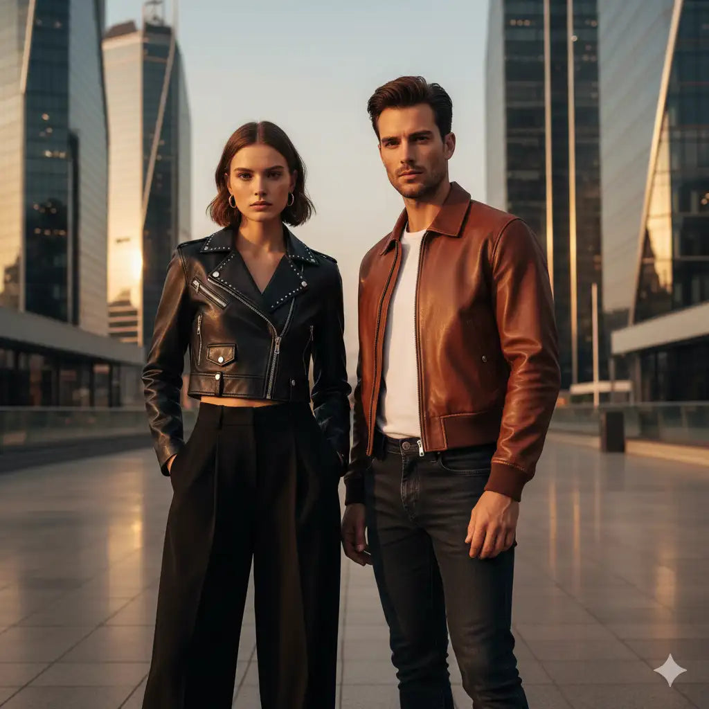 Cropped Leather Jackets