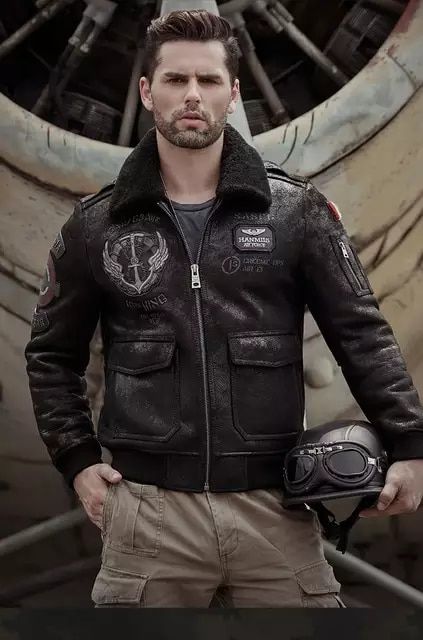 Latest Trends in B3 Bomber Leather Jacket Designs | Shearling Leather Bomber Jacket