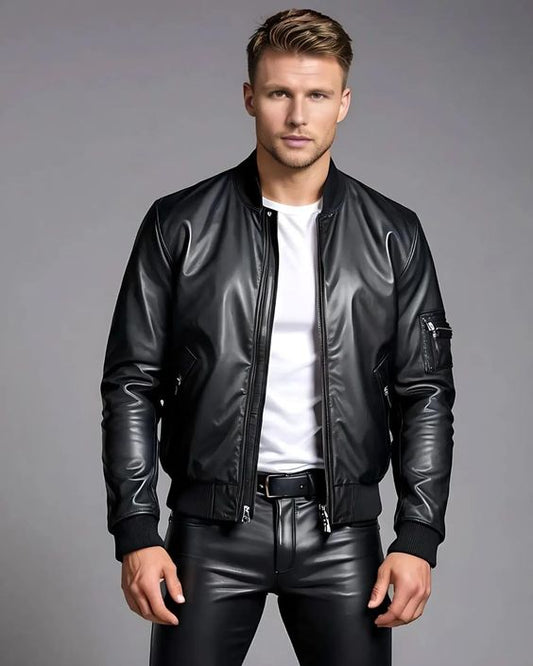 Leather Jacket Sweethearts Celebrate: The B3  Bomber is Back in Style
