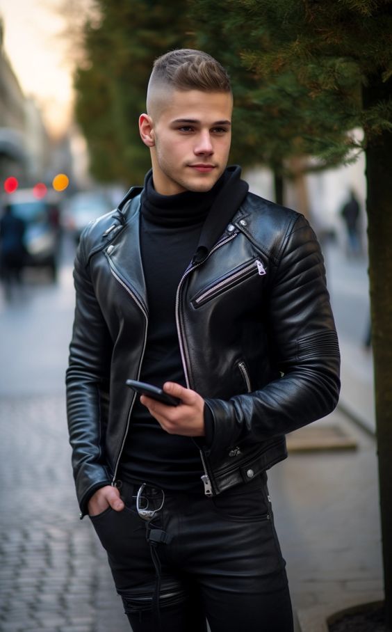 The Perfect Blend of Style & Functionality | B3 Bomber Leather Jacket