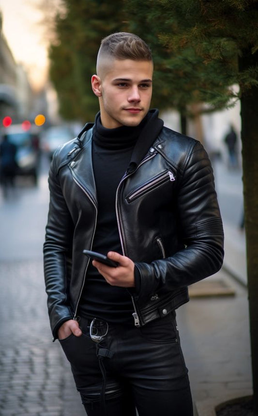 Experience the Purest Form of Style with the B3 Bomber Leather Jacket at b3bomberjacket.com 