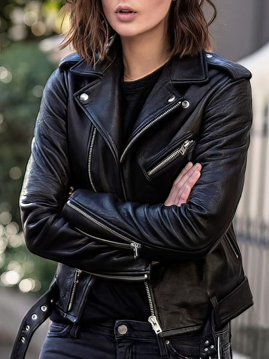Leather jacket styles women's | Shearling Leather Bomber Jacket