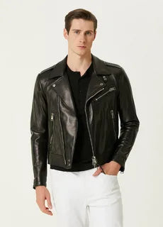 Gen Z's Take on the Classic Mens Black Leather Jacket Trend