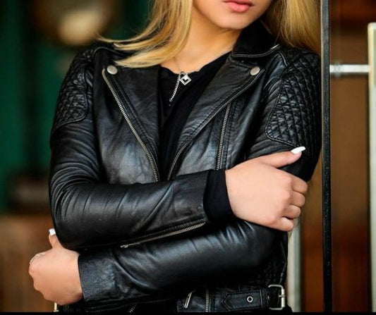 New Stylish Leather Jackets for Women | Bomber Leather Jacket 