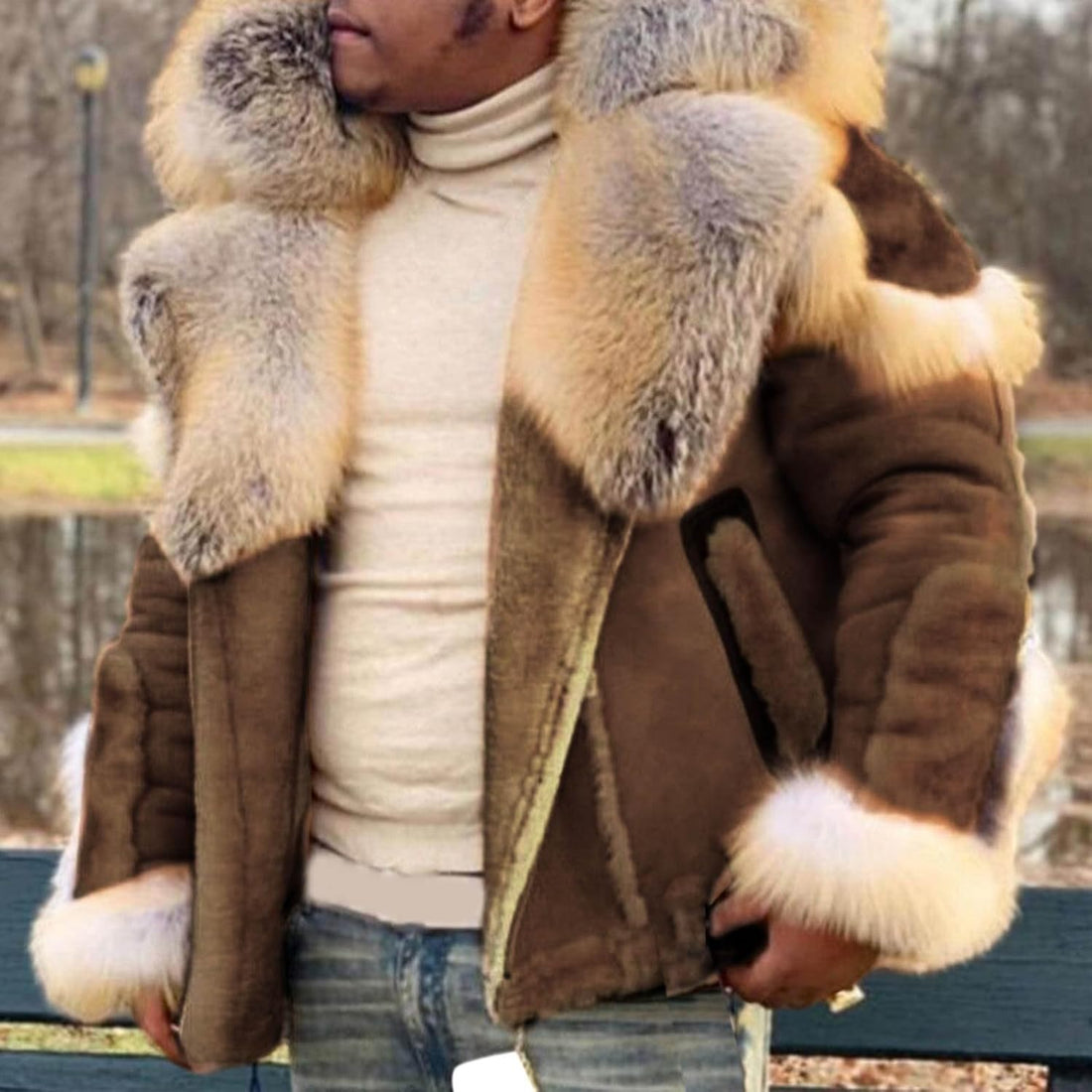 Shearling Leather Jacket History and Style   B3 Bomber Leather Jacket