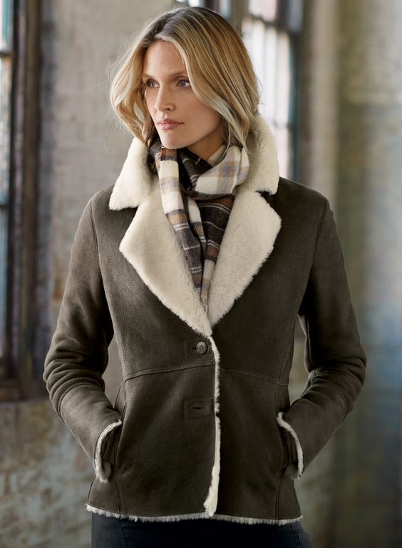 Shearling Leather Jackets for Women: A Cozy and Stylish Wardrobe Essential