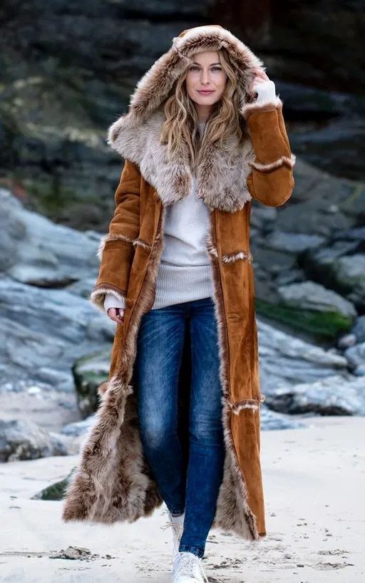 Shearling Coat for Women