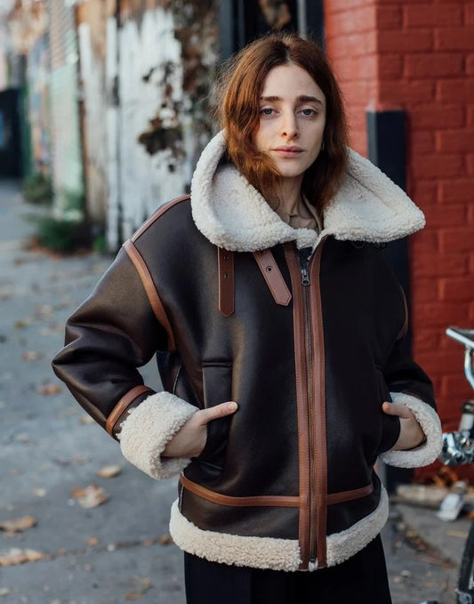 find your dream leather bomber jacket like a thrifting pro