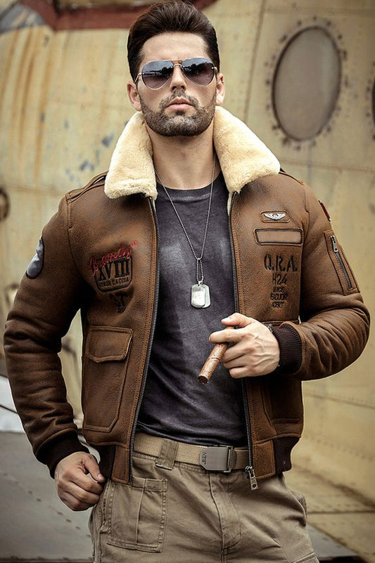 The Iconic B-3 Bomber Leather Jacket: A Timeless Wardrobe Staple