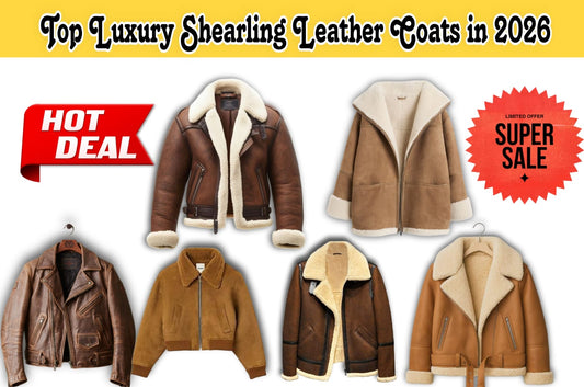 Top 10 Luxury Shearling Leather Coats for Men in 2026