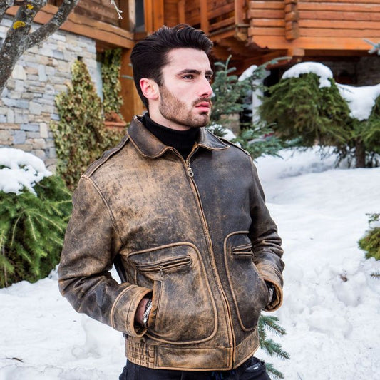 Vintage Leather Jackets | B3 Bomber Leather Jacket