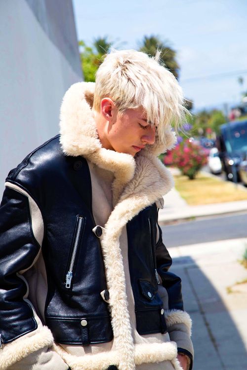  shearling leather