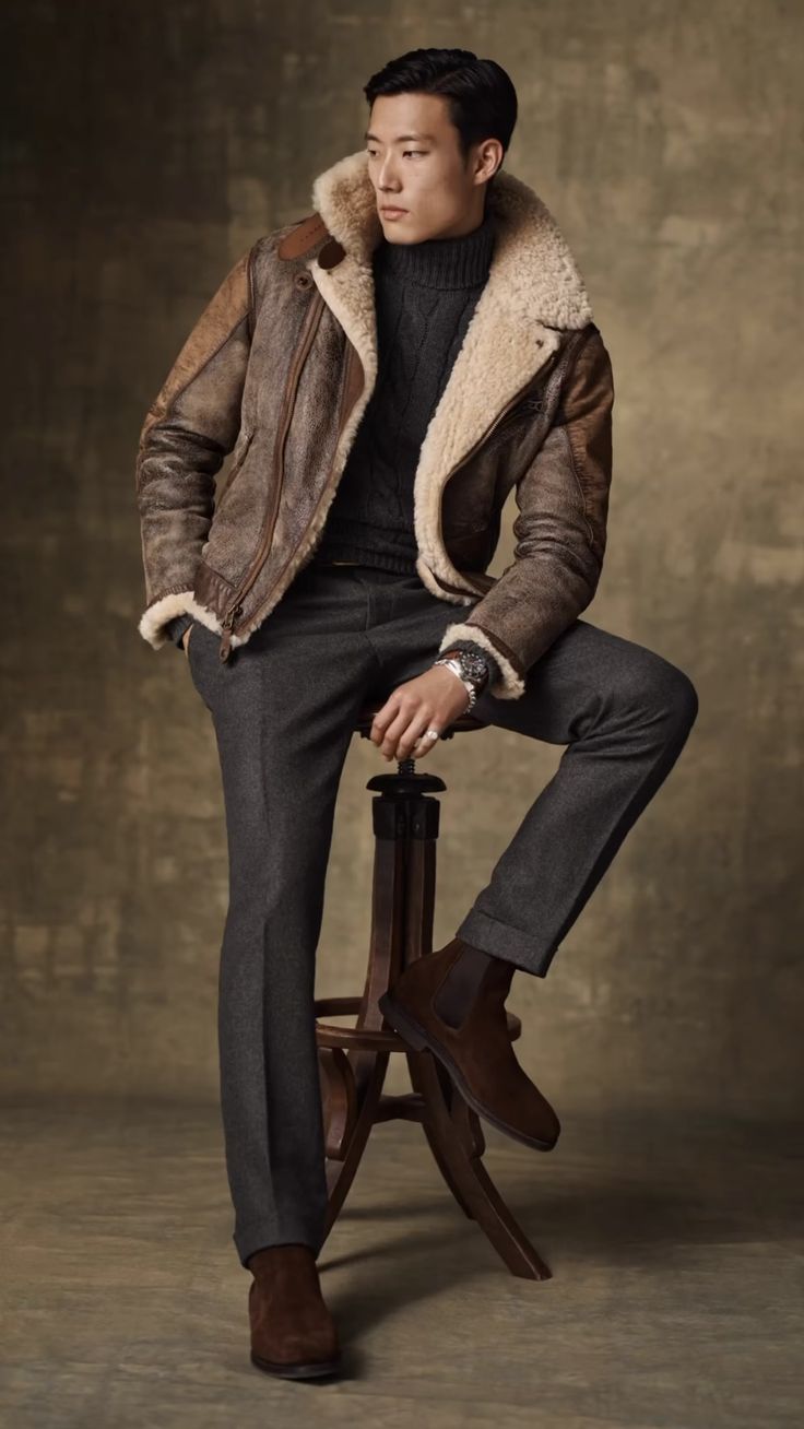 Why Do You Need Fur Leather Jackets For You | Shearling Leather Jacket