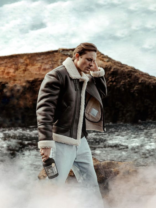 Winter Wonderland Wardrobe! Dive into B3 Bomber Fur Leather Jacket Magic