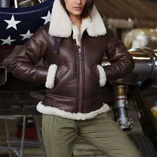 Women’s Black Pilot Jacket