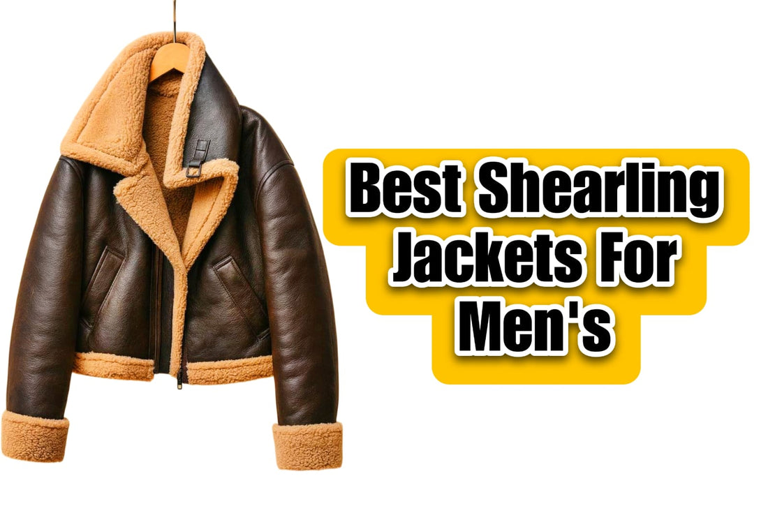 best shearling bomber jackets