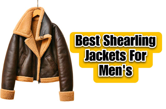 best shearling bomber jackets