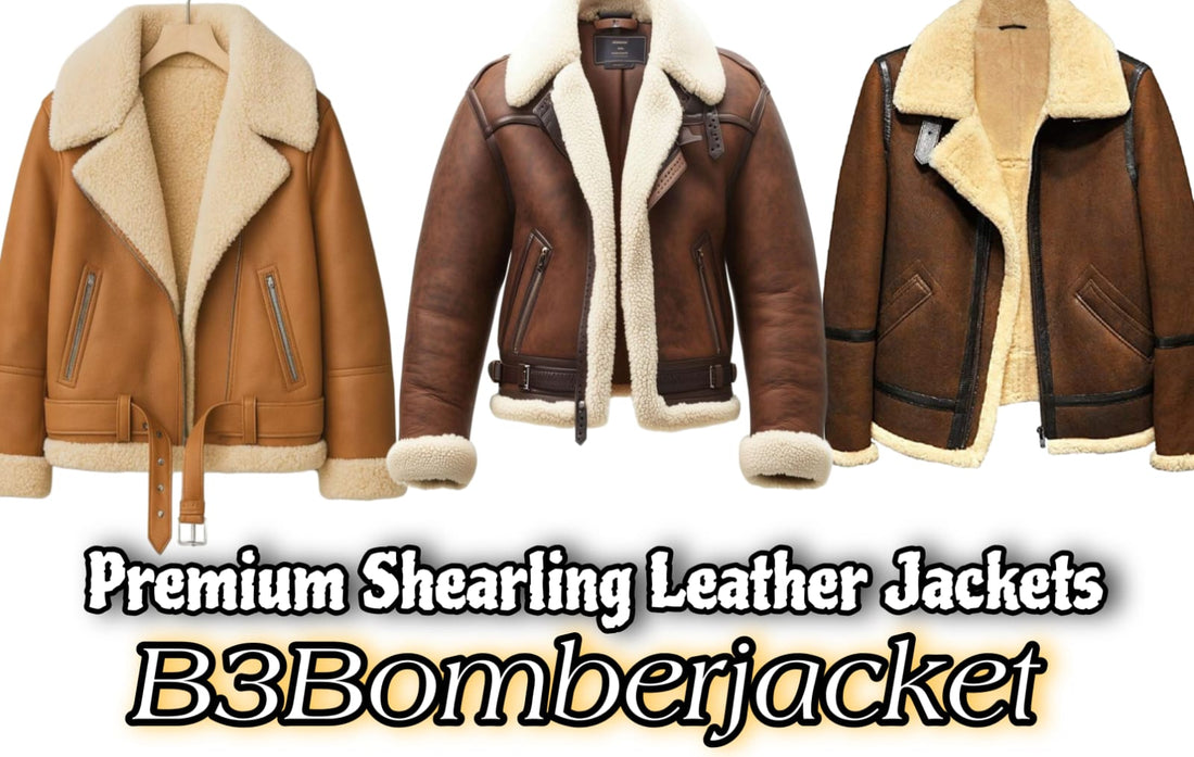 premium shearling jacket for ~$300
