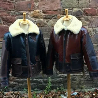 sheepskin jacket vs aviator jacket