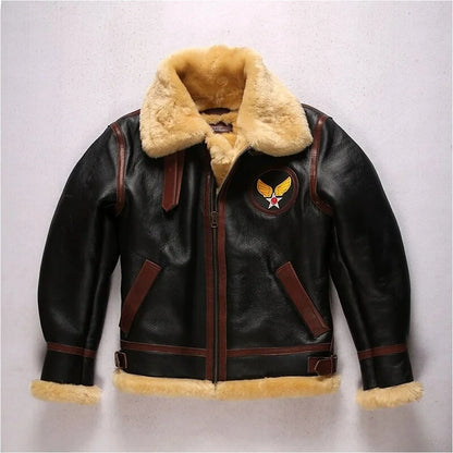 Best Shearling Leather Bomber Jacket & coat