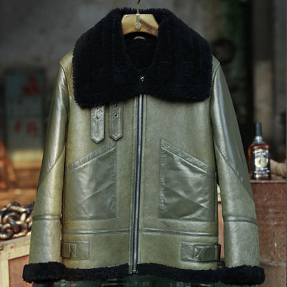 Best Shearling Leather Bomber Jacket & coat