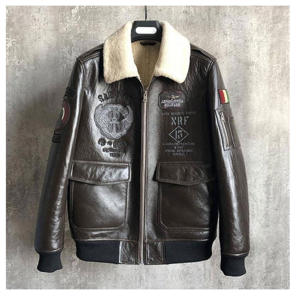 B3 Bomber Leather Jacket