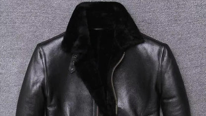 shearling leather jacket