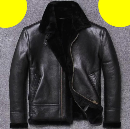 shearling leather jacket