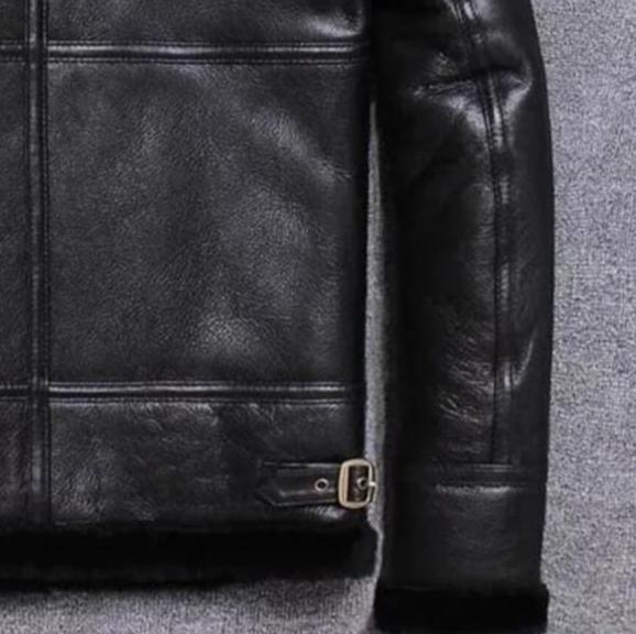 shearling leather jacket