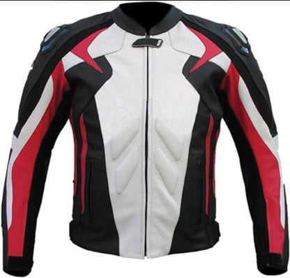 New Men Motorbike Leather Jacket
