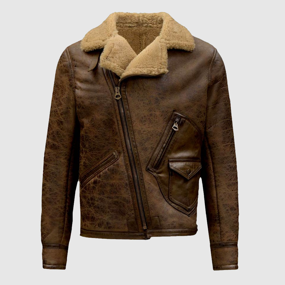 Best Shearling Leather Bomber Jacket & coat