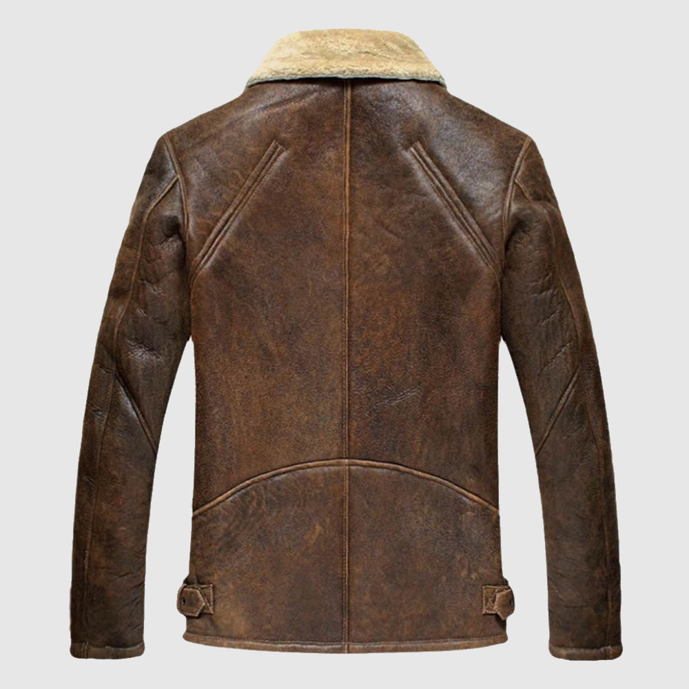 Best Shearling Leather Bomber Jacket & coat