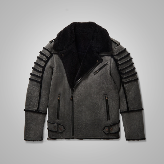 Best Shearling Leather Bomber Jacket & coat