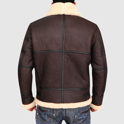 Best Shearling Leather Bomber Jacket & coat