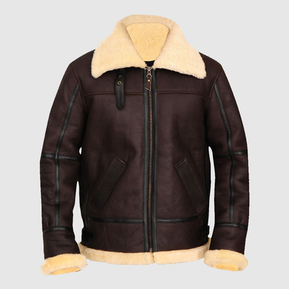 Best Shearling Leather Bomber Jacket & coat