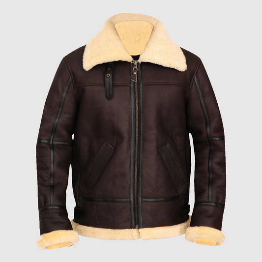 Best Shearling Leather Bomber Jacket & coat